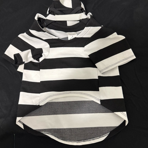 Bootique Striped Pet Prisoner Costume - Picture 3 of 5